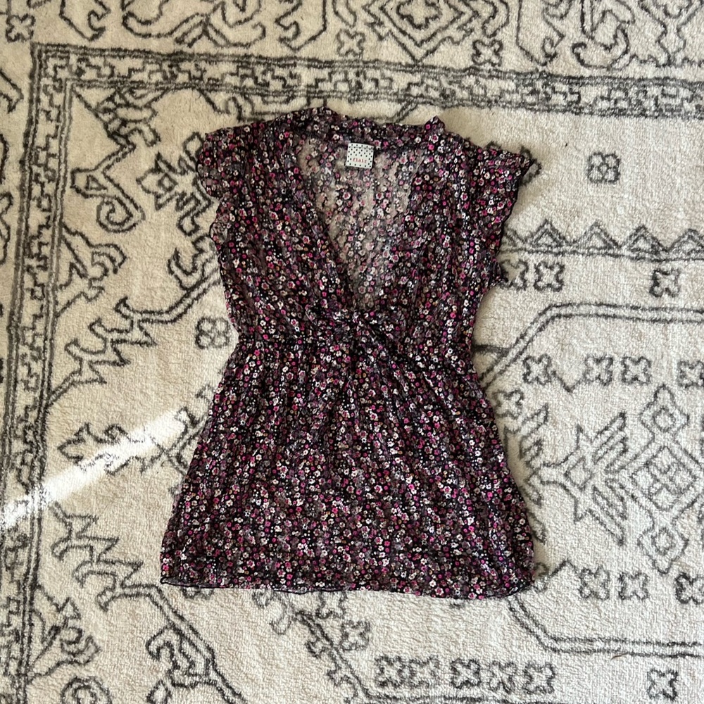 SOLD Floral lace babydoll Top!!